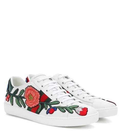 basket gucci fleur|basket femme tendance gucci.